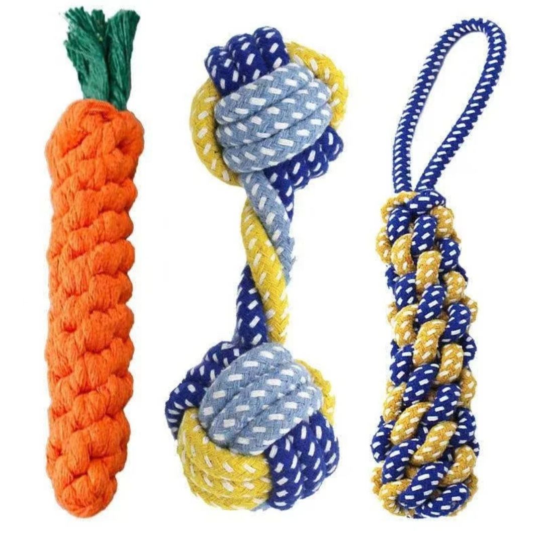 Juguete masticable con forma de zanahoria para perros