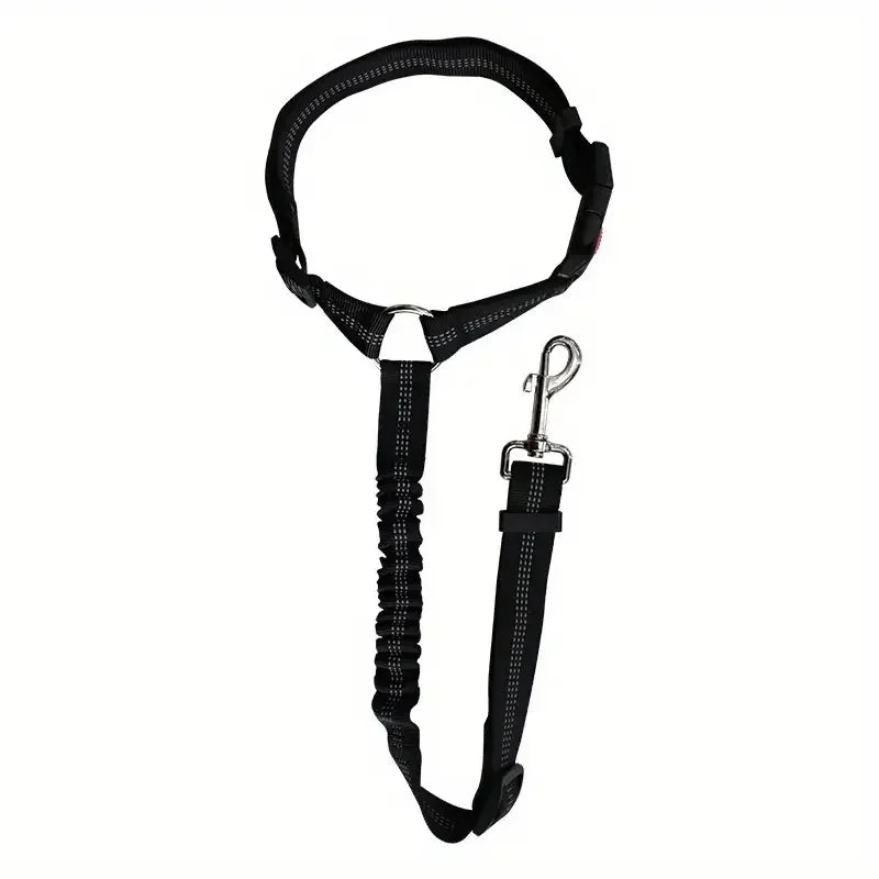 Cinturón de seguridad reflectante para perros, collar de viaje