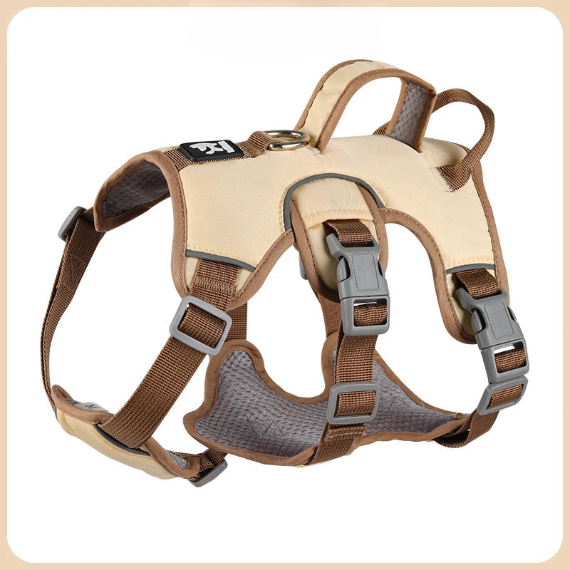 Arnés chaleco para perros grandes – Seguridad y resistencia para paseos