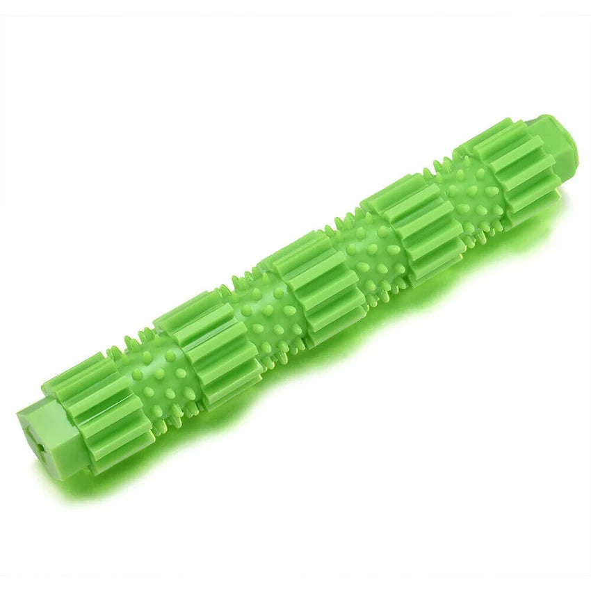 Juguete masticable para perros con dispensador de golosinas y chirrido