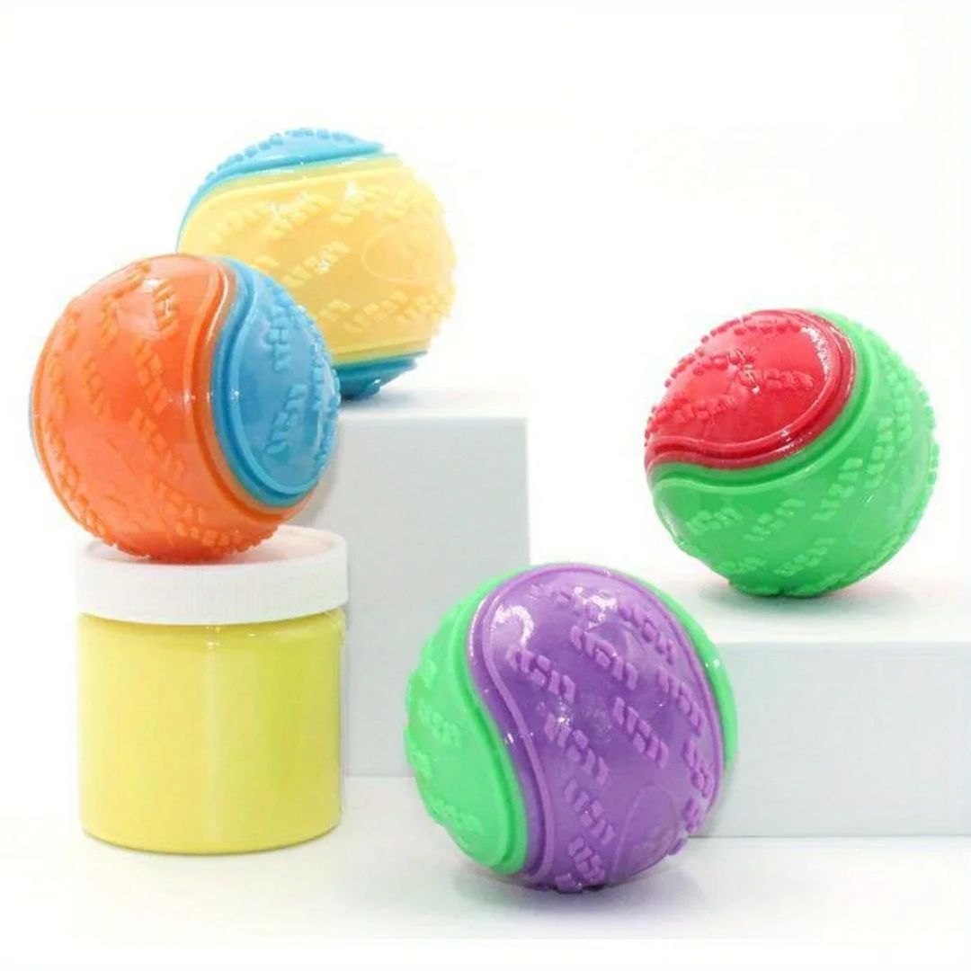 Pelota de Entrenamiento para Perros – Juguete Interactivo y Masticable de Alta Resistencia