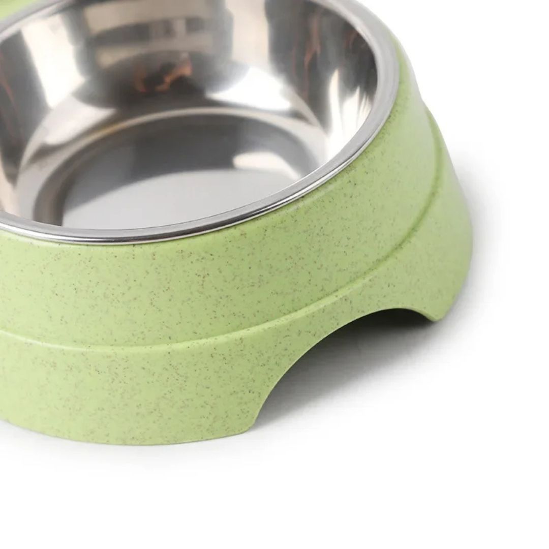 Cuencos dobles de acero inoxidable para perros