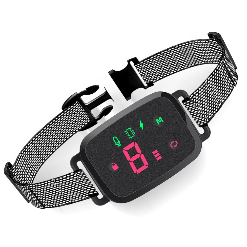 Collar Inteligente Antiladridos con Pantalla HD y Protección IP67