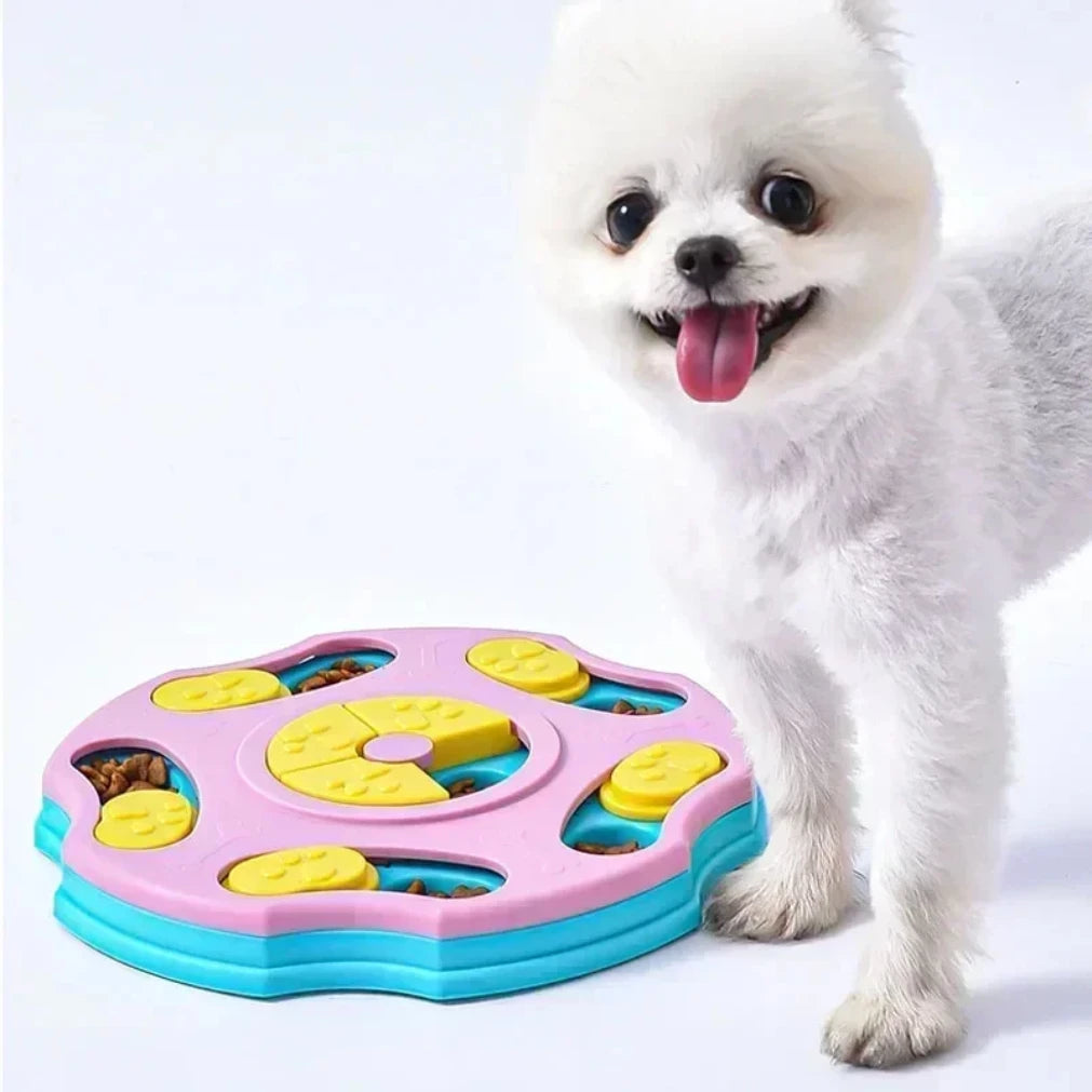 Comedero rompecabezas interactivo para Perros – Alimentación inteligente y divertida