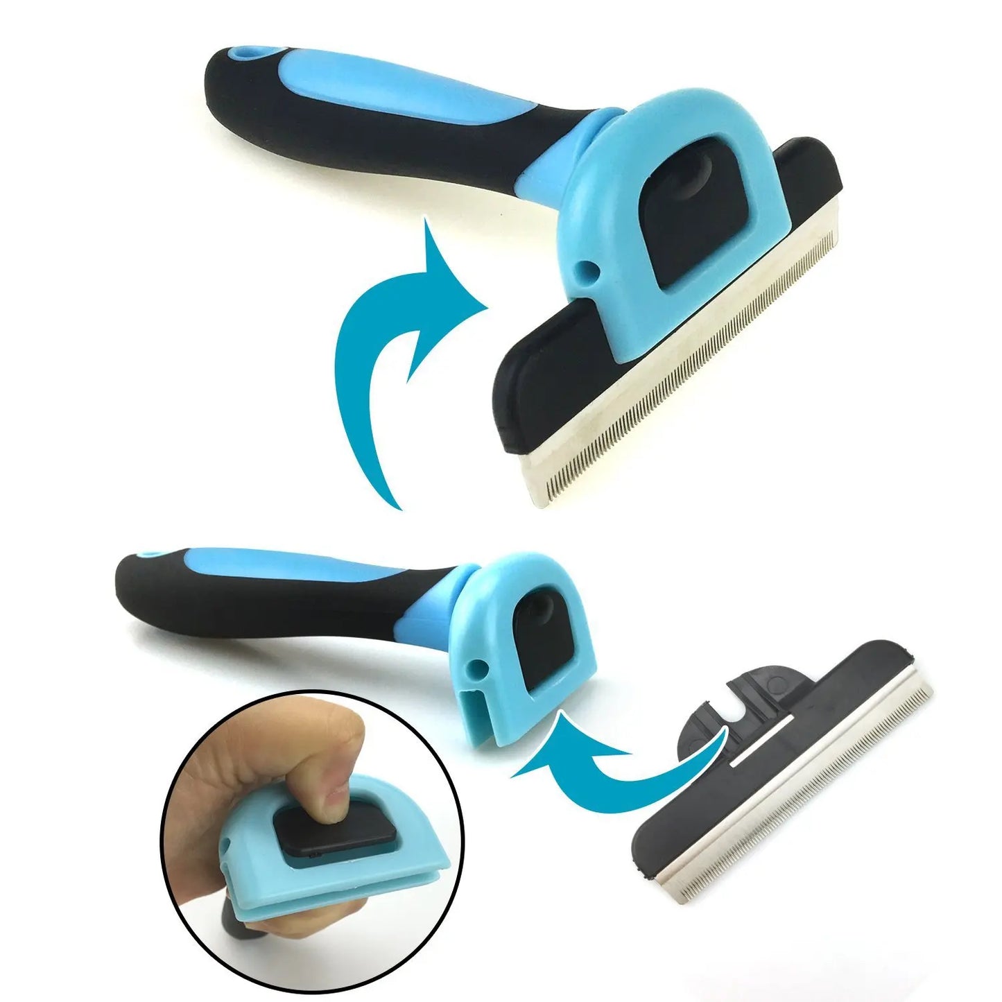 Peine removedor de pelo para mascotas – Estilo Furminator