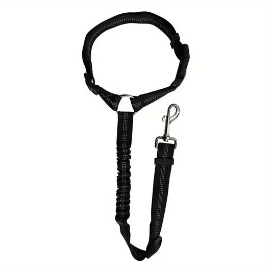 Cinturón de seguridad reflectante para perros, collar de viaje
