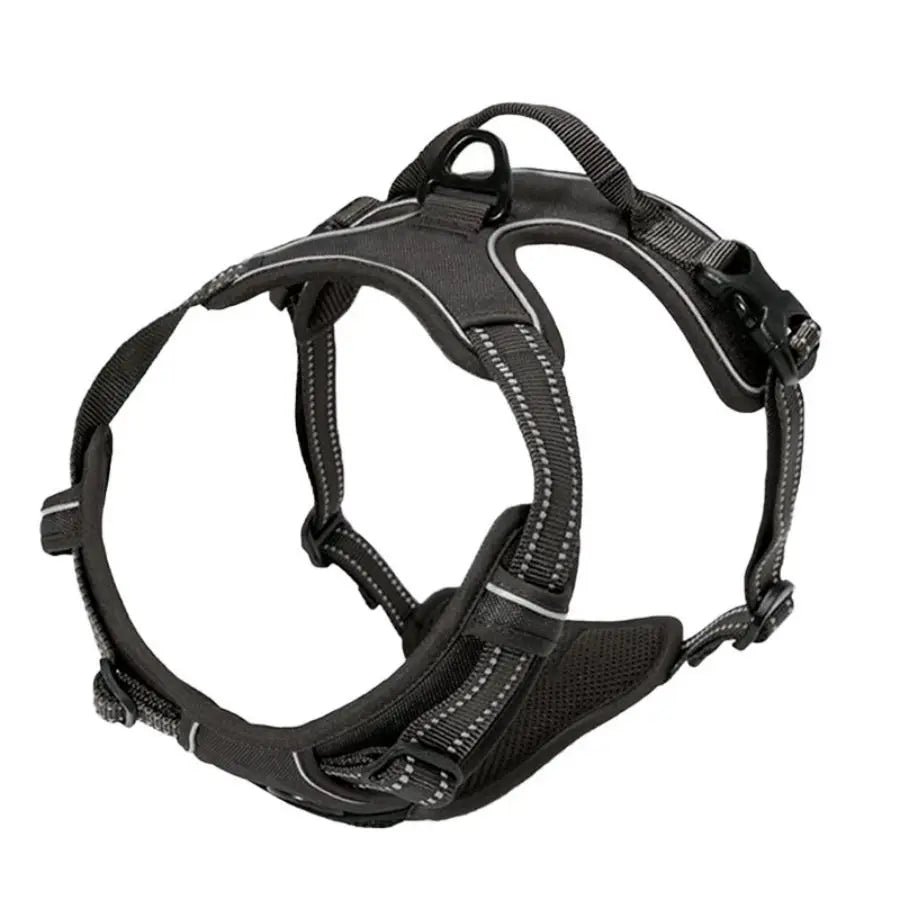 Arnés antitirones con clip frontal para perros grandes