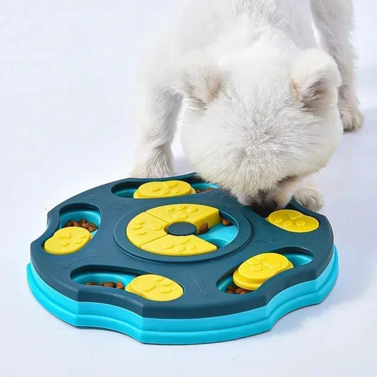 Comedero rompecabezas interactivo para Perros – Alimentación inteligente y divertida